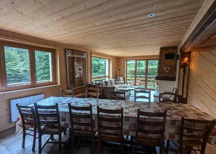 Des Belles Roches, 14 Pers, Garden, Sauna 샬레